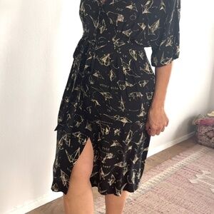 Moulinette Soeur Silk Dress (Anthropologie)